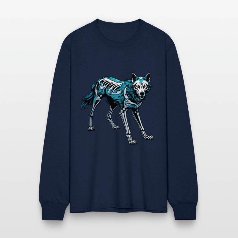 Wolf Skeleton Illustration