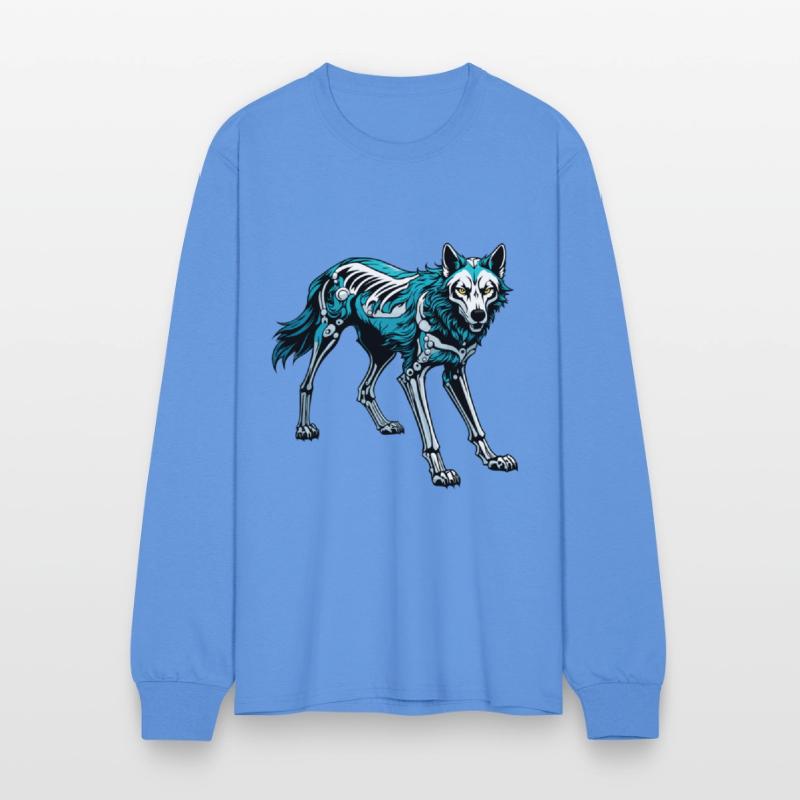 Wolf Skeleton Illustration