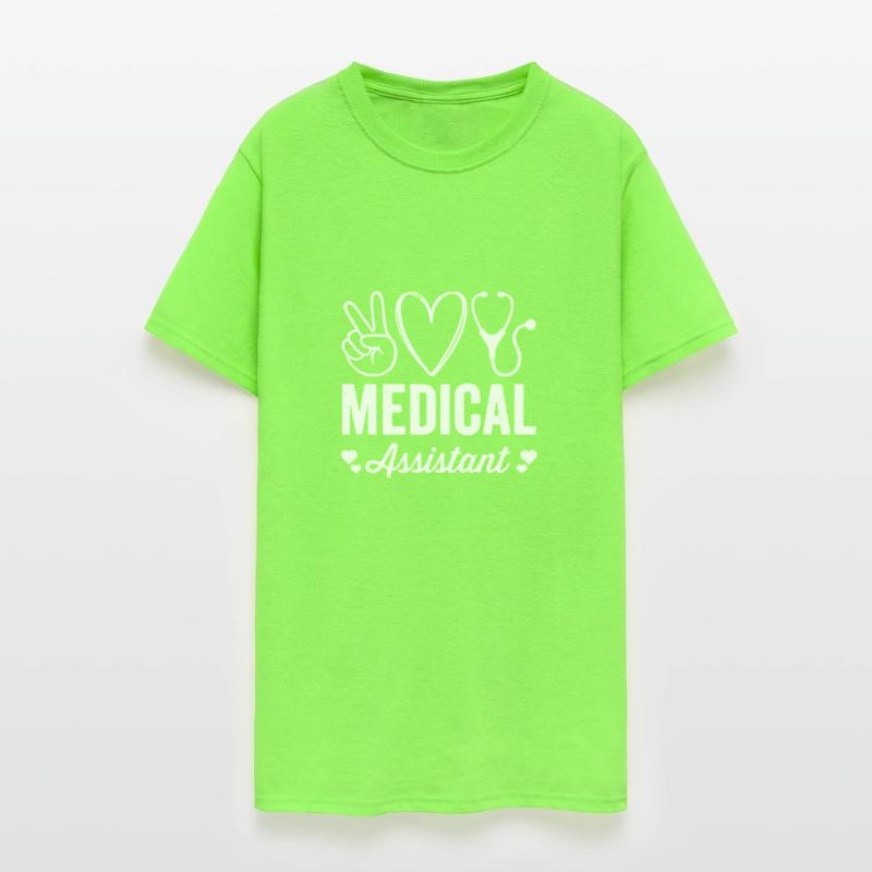 Womens Medical Assistant Cute Heart Stethoscope Vi