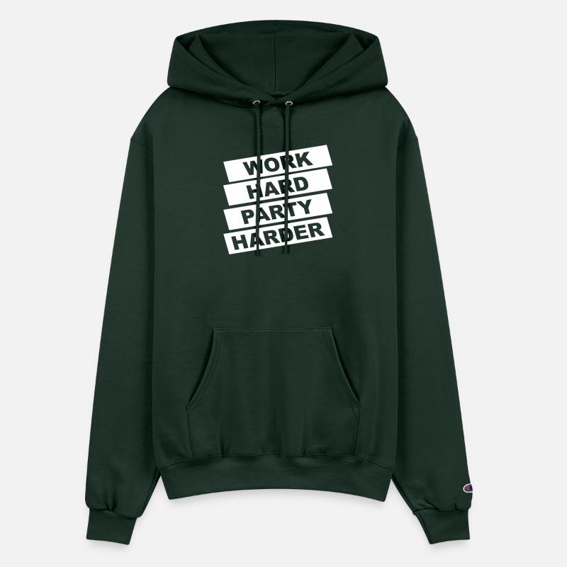 Work Hard Party Harder Team Club Friends Celebrate