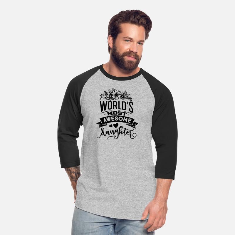 World s most awesome daughter T-Shirt Design 2023
