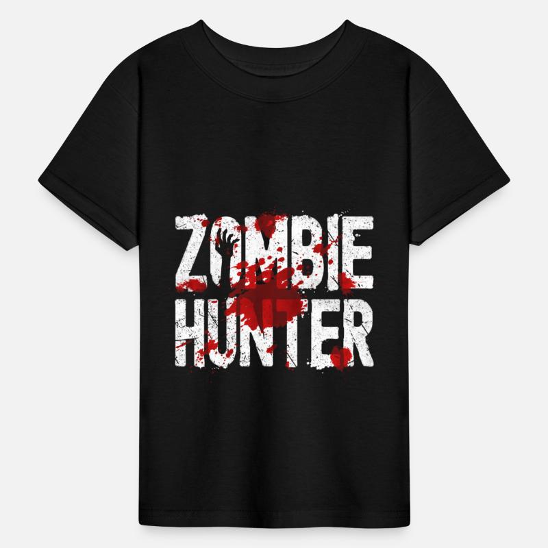 Zombie Hunter Creepy Scary Blood Splatter Zombies