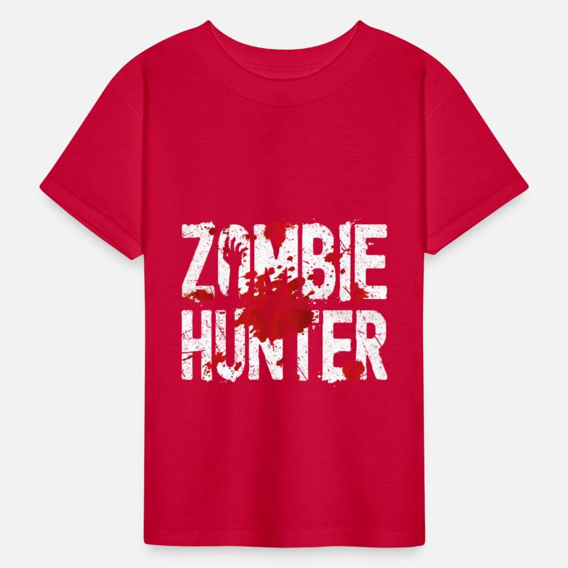 Zombie Hunter Creepy Scary Blood Splatter Zombies