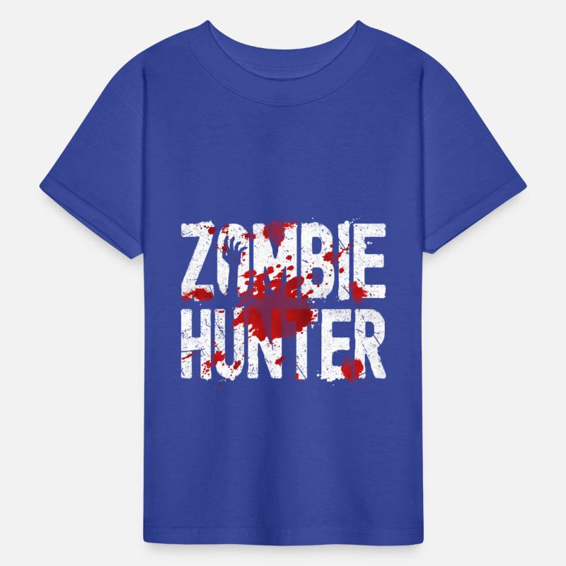 Zombie Hunter Creepy Scary Blood Splatter Zombies