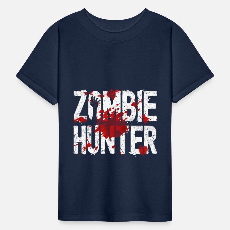 Zombie Hunter Creepy Scary Blood Splatter Zombies