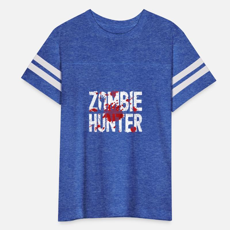 Zombie Hunter Creepy Scary Blood Splatter Zombies